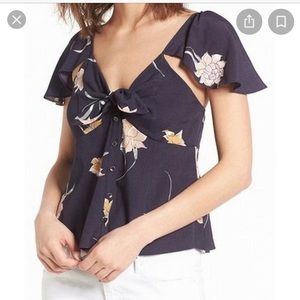 Astr Floral Blouse M